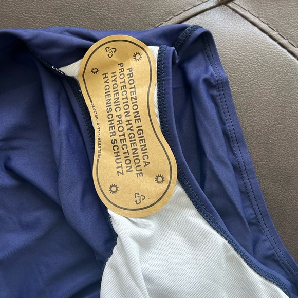 NWT Biki Blue Plus Size One Piece Swimsuit - Picture 9 of 9